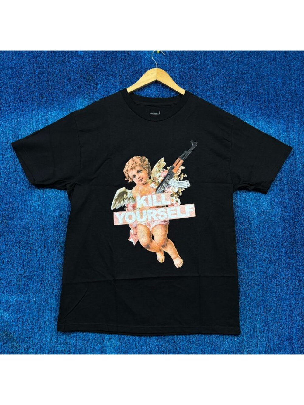 G59 Records x The Suicideboys Kill Yourself Cherub Rap Tee L
